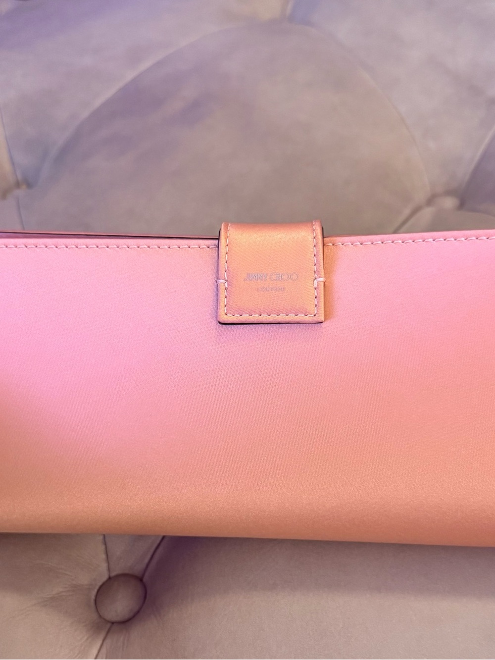 NWT Jimmy Choo Cheri Satin Clutch - Picture 2 of 8